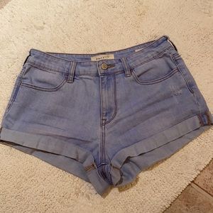 Pacsun Super Stretch Shortie Shorts